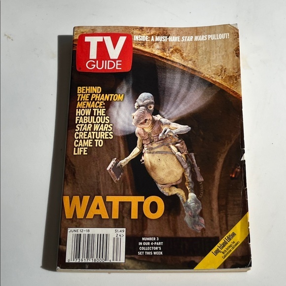 Star Wars Other - TV Guide Phantom Menace Watto